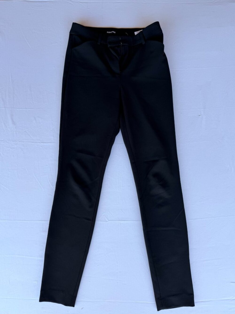 Express Editor Skinny High Rise Black Dress Pants Sz 2R